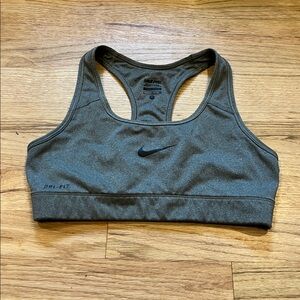 Nike Charcoal Dri-FIT Sports Bra